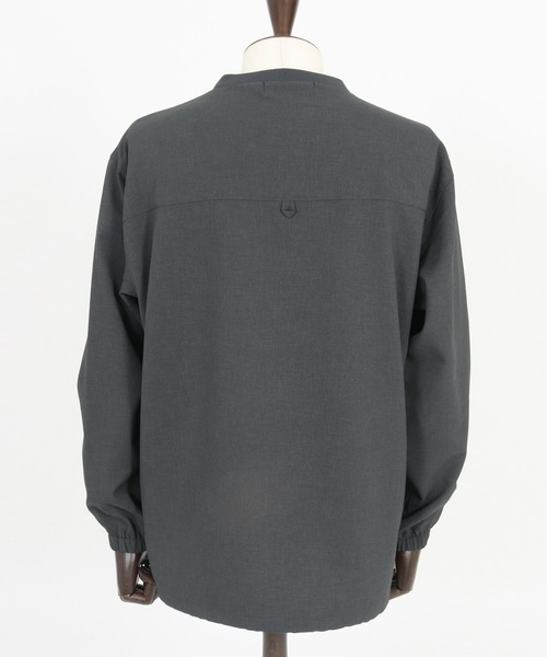 CAMBIO(カンビオ)の「mlt5085- シックアンドシン布帛ロンT(Tシャツ/カットソー・メンズ・アイボリー/チャコール・M/L/XL)」の20枚目の写真