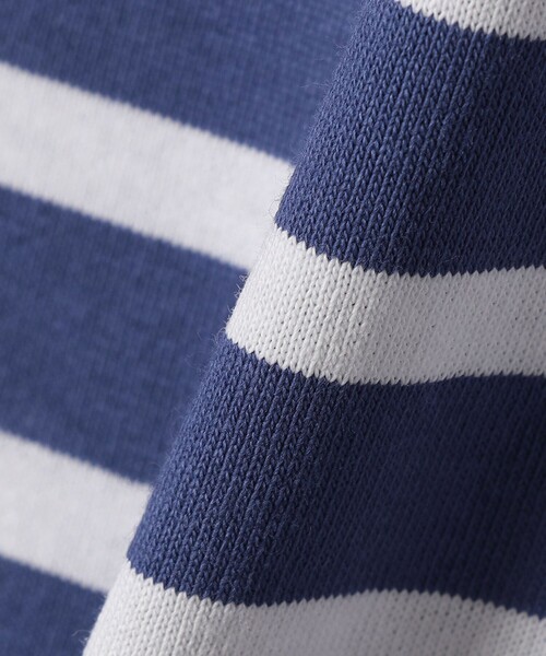 SHIPS any(シップス エニィ)の「Le minor:〈洗濯機可能〉ロングスリーブ ボーダー TEE 25SS(Tシャツ/カットソー・レディース・ブルー/ピンク/グリーン/ネイビー・ONE SIZE)」の5枚目の写真