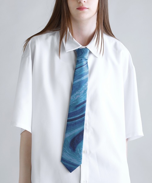 SOCCE（ソーシー）の「アソートネクタイ（ネクタイ・メンズ・ブラック系/ブラック/ブラック×ホワイト/ブルー系/ブラック×ブルー・F）」の5枚目の写真