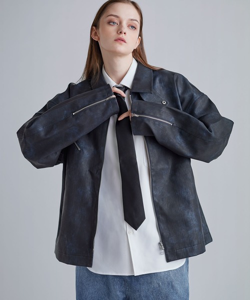 SOCCE（ソーシー）の「アソートネクタイ（ネクタイ・メンズ・ブラック系/ブラック/ブラック×ホワイト/ブルー系/ブラック×ブルー・F）」の6枚目の写真