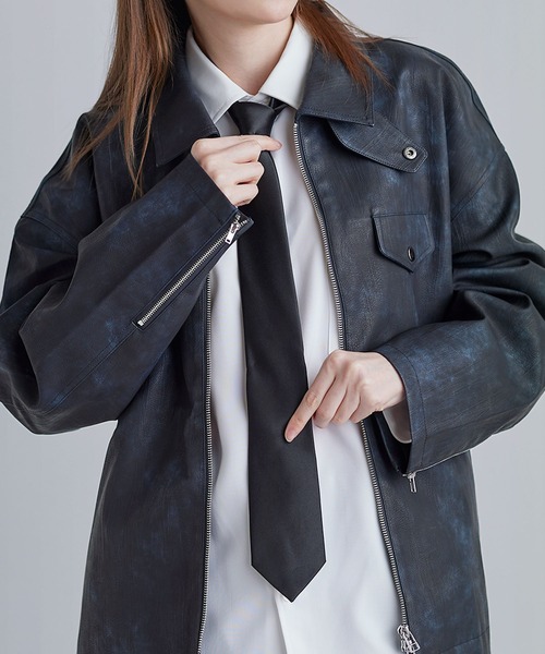 SOCCE（ソーシー）の「アソートネクタイ（ネクタイ・メンズ・ブラック系/ブラック/ブラック×ホワイト/ブルー系/ブラック×ブルー・F）」の7枚目の写真