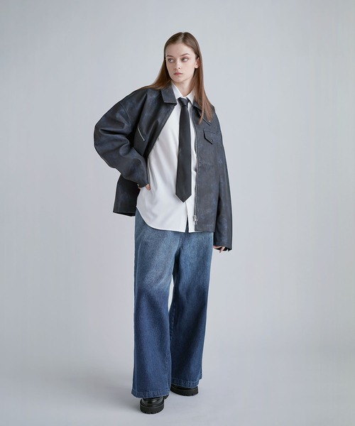 SOCCE（ソーシー）の「アソートネクタイ（ネクタイ・メンズ・ブラック系/ブラック/ブラック×ホワイト/ブルー系/ブラック×ブルー・F）」の12枚目の写真