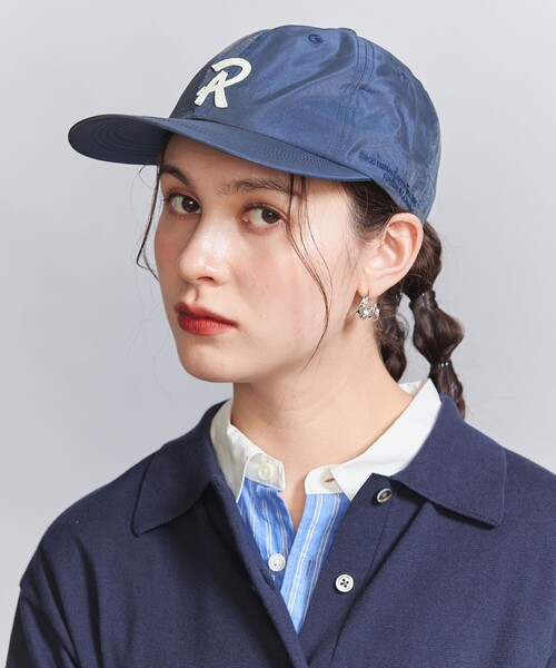 RACAL(ラカル)の「<RACAL>ベースボール キャップ(キャップ・レディース・ナチュラル/ネイビー・FREE)」の1枚目の写真
