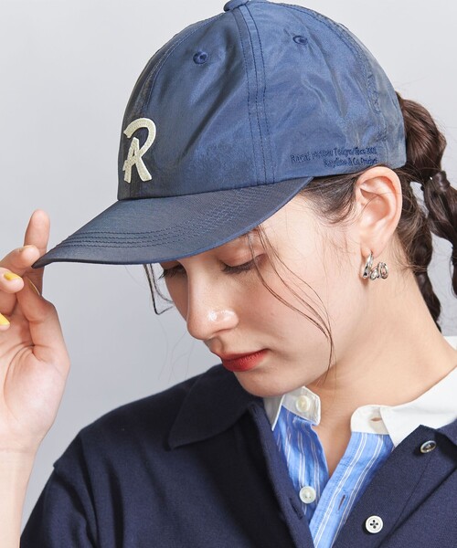 RACAL(ラカル)の「<RACAL>ベースボール キャップ(キャップ・レディース・ナチュラル/ネイビー・FREE)」の7枚目の写真