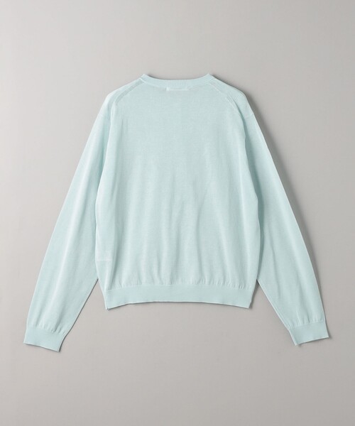 BEAUTY&amp;YOUTH UNITED ARROWS - RYETENDER 麻 ブルー カーディガン BEAUTY&YOUTH UNITED ARROWS（ビューティーアンドユース
