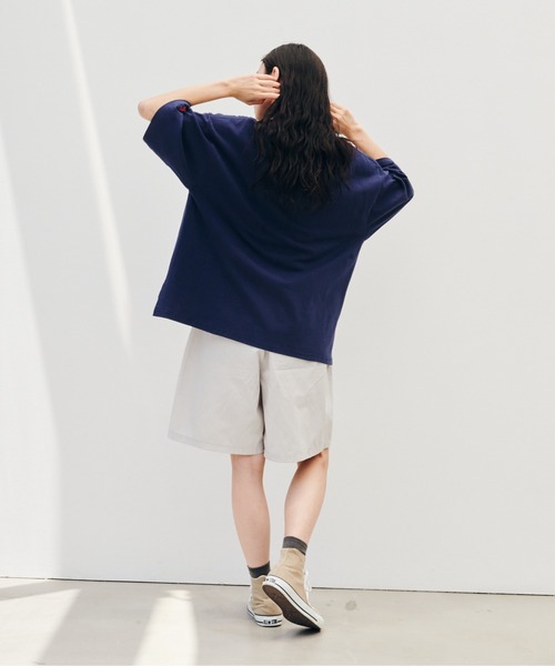 KELTY(ケルティ)の「ミニロゴ ハーフスリーヴ ティーシャツ(Tシャツ/カットソー・レディース・ブラック/ホワイト/ネイビー/ベージュ/ヘザーグレー・FREE)」の8枚目の写真