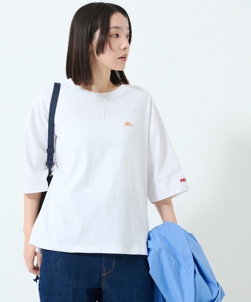 KELTY(ケルティ)の「ミニロゴ ハーフスリーヴ ティーシャツ(Tシャツ/カットソー・レディース・ブラック/ホワイト/ネイビー/ベージュ/ヘザーグレー・FREE)」の15枚目の写真