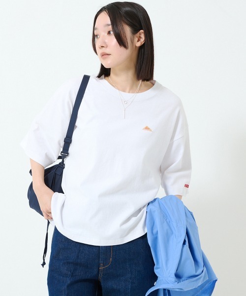 KELTY(ケルティ)の「ミニロゴ ハーフスリーヴ ティーシャツ(Tシャツ/カットソー・レディース・ブラック/ホワイト/ネイビー/ベージュ/ヘザーグレー・FREE)」の16枚目の写真