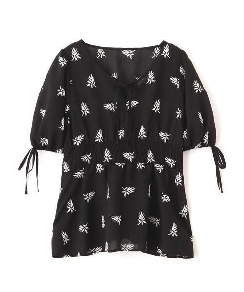 PROPORTION BODY DRESSING（プロポーションボディドレッシング）の「花柄刺繍ブラウス / 1215110311（シャツ/ブラウス・レディース・イエロー/ブラック・SMALL/MEDIUM）」の3枚目の写真