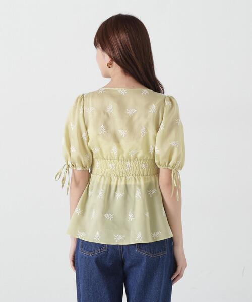 PROPORTION BODY DRESSING（プロポーションボディドレッシング）の「花柄刺繍ブラウス / 1215110311（シャツ/ブラウス・レディース・イエロー/ブラック・SMALL/MEDIUM）」の16枚目の写真