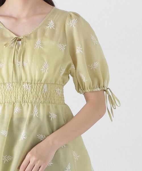 PROPORTION BODY DRESSING（プロポーションボディドレッシング）の「花柄刺繍ブラウス / 1215110311（シャツ/ブラウス・レディース・イエロー/ブラック・SMALL/MEDIUM）」の18枚目の写真