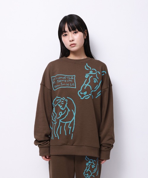 HORSE” norahi クルースウェット（スウェット）｜Common Noun（コモン