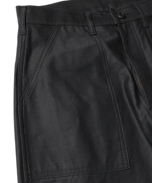GUNG HO（ガンホー）の「GUNG HO / ガンホー 4POCKETS WIDE FATIGUE TROUSER ワイド ファティーグパンツ ベイカーパンツ コットンバックサテン（その他パンツ・メンズ・ブラック/オリーブ・MEDIUM/LARGE/SMALL）」の7枚目の写真