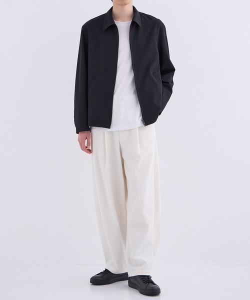 VISTO WOOL ジップブルゾン 保温透湿性｜防シワ｜防臭（ブルゾン