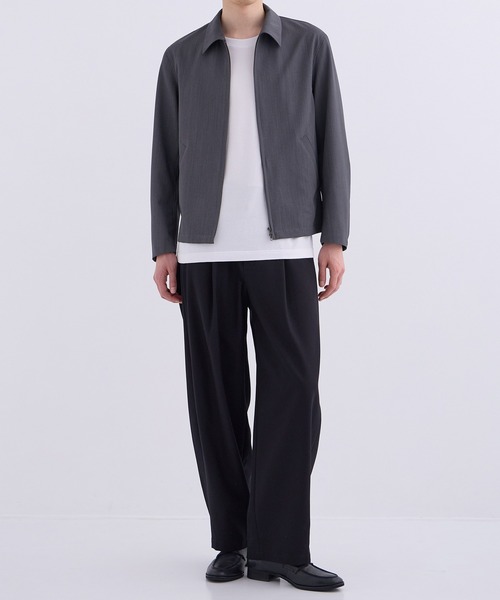 セール】VISTO WOOL ジップブルゾン 保温透湿性｜防シワ｜防臭