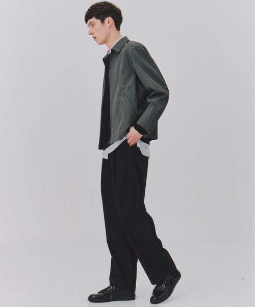 VISTO WOOL ジップブルゾン 保温透湿性｜防シワ｜防臭（ブルゾン