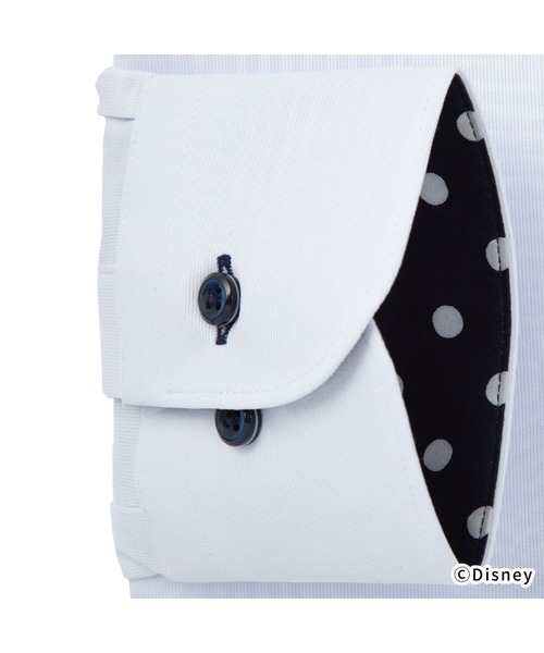 TOKYO SHIRTS(トウキョウシャツ)の「【Disney ディズニー】形態安定ノーアイロン ボタンダウン 長袖ストレッチビジネスワイシャツ(ビジネスシャツ・メンズ・ライトブルー・首回り39cm-裄丈88cm/首回り41cm-裄丈90cm/首回り42cm-裄丈90cm/首回り43cm-裄丈90cm/首回り45cm-裄丈82cm/首回り45cm-裄丈86cm/首回り45cm-裄丈90cm/首回り47cm-裄丈86cm/首回り47cm-裄丈90cm)」の3枚目の写真