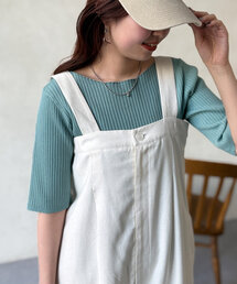 Chez toi | コンパクト五分袖プルオーバー(ニット/セーター)