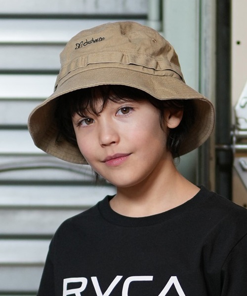 DC（ディーシー）の「DC/ディーシー キッズ ハット 25 KD WASHED HAT YCP251606（ハット・キッズ・ブラック/ベージュ/インディゴブルー・FREE）」の3枚目の写真