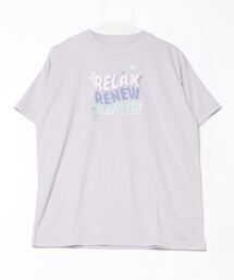 ディズニー  iCOOL 遮熱UV オーバーサイズTシャツ ミッキーフラワー