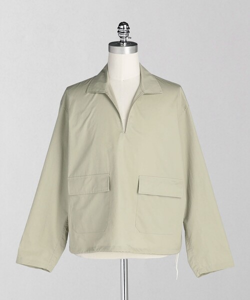 セール】＜LOEFF＞コットン ツイル スキッパー シャツ UNISEX