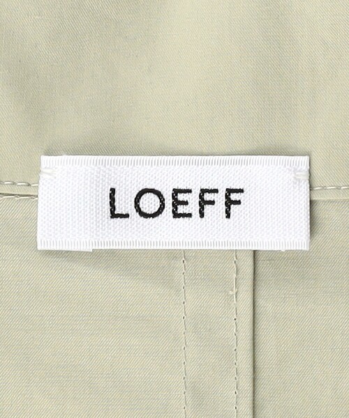 LOEFF(ロエフ)の「<LOEFF>コットン ツイル スキッパー シャツ UNISEX(シャツ/ブラウス・レディース・クリーム/ネイビー・0/1/2)」の12枚目の写真