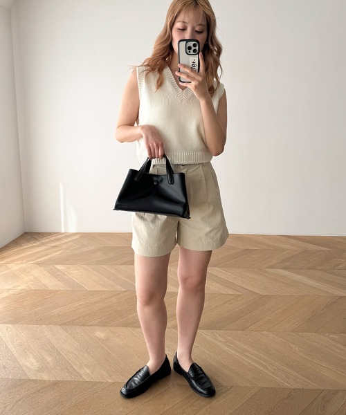 CANAL JEAN(キャナルジーン)の「El mar ワイドスクエア3WAYバッグ(ハンドバッグ・レディース・ブラック・ONE SIZE)」の4枚目の写真