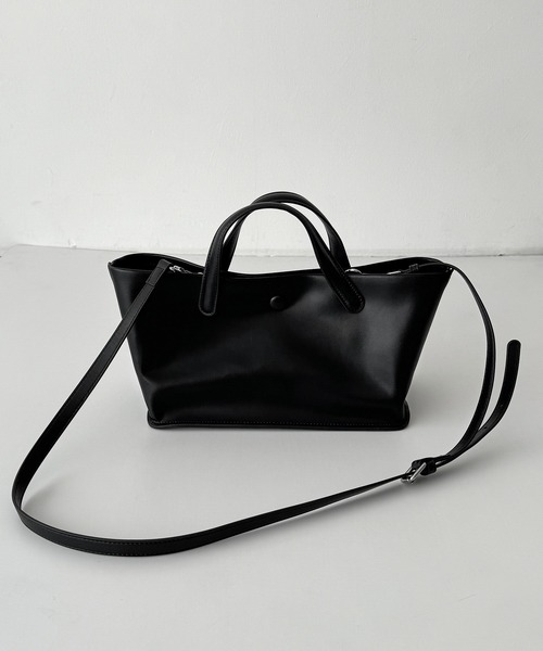 CANAL JEAN(キャナルジーン)の「El mar ワイドスクエア3WAYバッグ(ハンドバッグ・レディース・ブラック・ONE SIZE)」の9枚目の写真