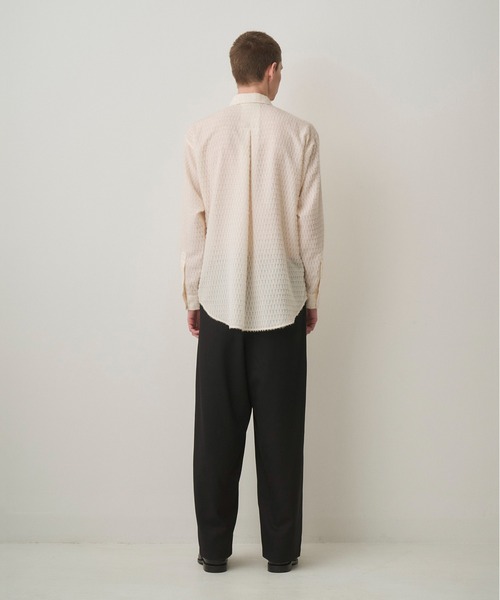 Juha(ユハ)の「FUZZY SHEER L/S SHIRT(シャツ/ブラウス・メンズ・ホワイト/ブラック・3/4)」の11枚目の写真