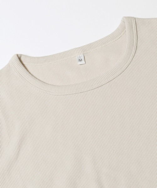 coca(coca)(コカ)の「レイヤード細リブ長袖カットソー(Tシャツ/カットソー・レディース・ネイビー/グレー/ベージュ・S/M/L)」の18枚目の写真
