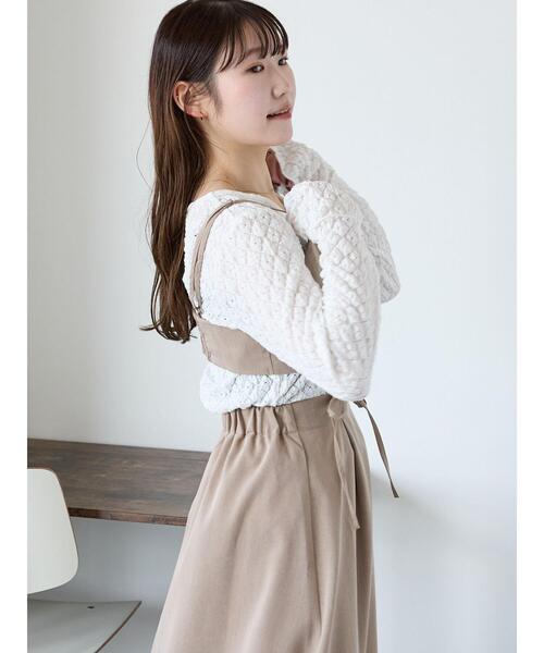 ehka sopo（エヘカソポ）の「セパレートキャミワンピース（ワンピース・レディース・ベージュ/モカ/グレー・F）」の11枚目の写真