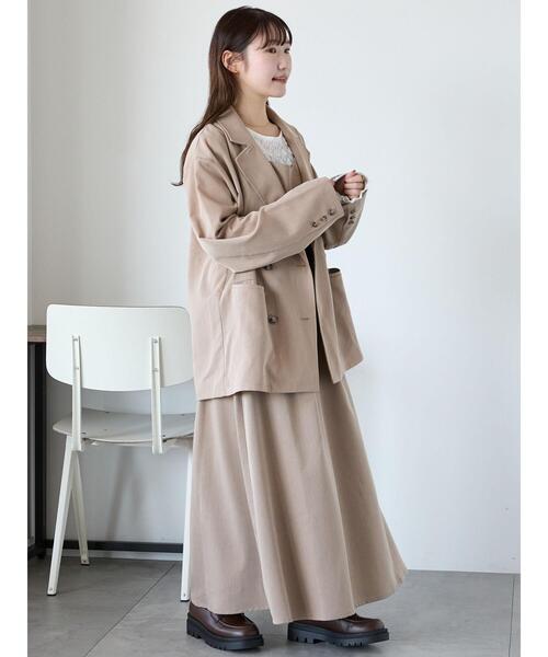 ehka sopo（エヘカソポ）の「セパレートキャミワンピース（ワンピース・レディース・ベージュ/モカ/グレー・F）」の19枚目の写真