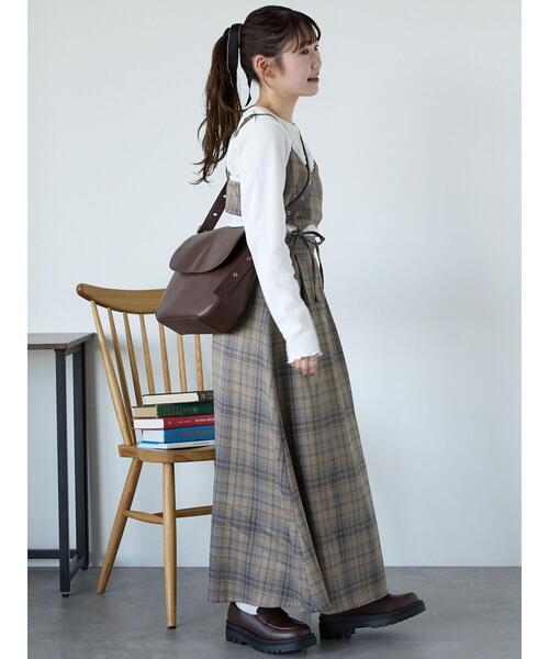 ehka sopo（エヘカソポ）の「セパレートキャミワンピース（ワンピース・レディース・ベージュ/モカ/グレー・F）」の21枚目の写真