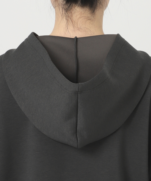 B.C STOCK（ベーセーストック）の「ダンボールドロストフーディ（パーカー・レディース・ライトグレー/チャコールグレー・FREE）」の20枚目の写真