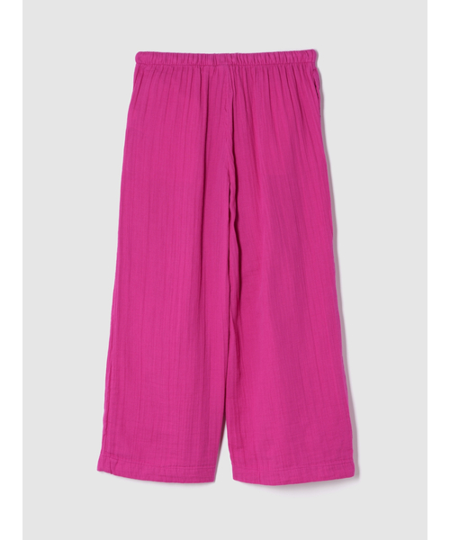 GAP(ギャップ)の「クリンクルガーゼ イージーワイドパンツ (キッズ)(その他パンツ・キッズ・ピンク・140cm/150cm/120cm/110cm/160cm/130cm)」の2枚目の写真
