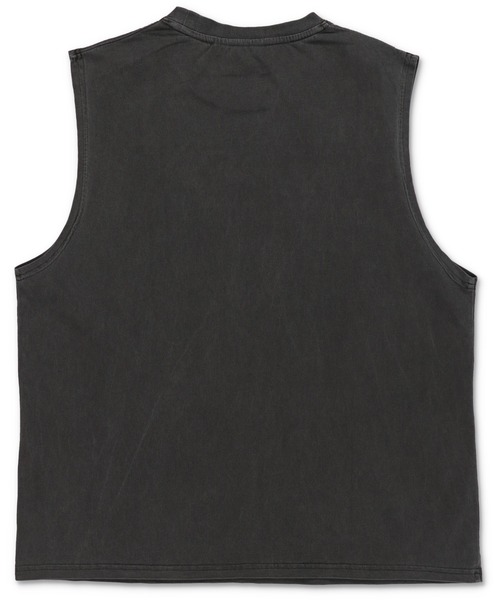 SPINNS（スピンズ）の「ヴィンテージライクピグメントノースリーブTシャツ/ガールプリント（Tシャツ/カットソー・メンズ・ブラック/カーキ・ONESIZE）」の5枚目の写真