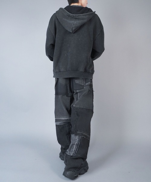 SPINNS（スピンズ）の「ヴィンテージライクピグメントノースリーブTシャツ/ガールプリント（Tシャツ/カットソー・メンズ・ブラック/カーキ・ONESIZE）」の8枚目の写真