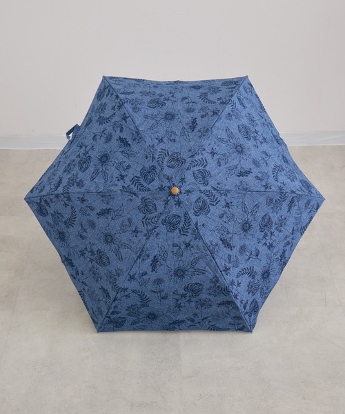 because 【晴雨兼用】 バンブーハンドル ミニトート付 ボタニカル柄