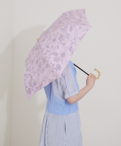 新品未使用♡beautiful people♡ハート柄折りたたみ傘 バンブー雨傘 新品未使用♡beautiful people♡ハート柄折りたたみ傘 バンブー