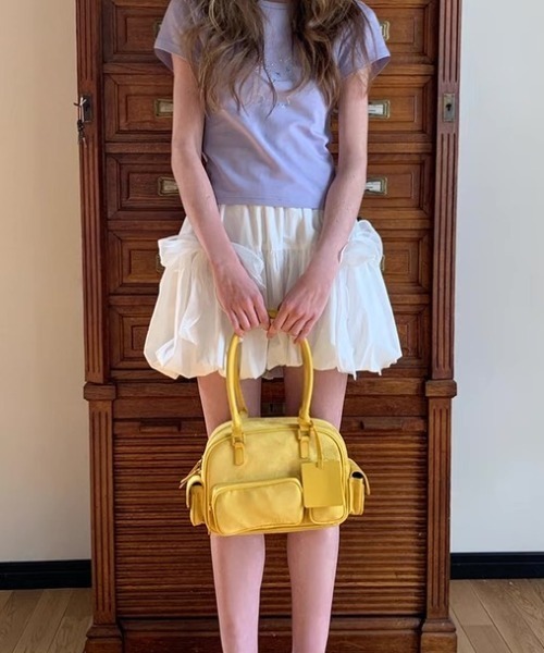 ampm（エーエムピーエム）の「シアーリボンバルーンスカート（スカート・レディース・ブラック/ホワイト・FREE）」の16枚目の写真