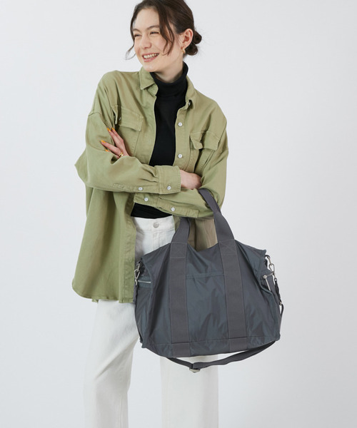 ESSENTIAL MEDIUM DUFFLE シャドウグレーC（ボストンバッグ