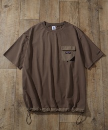 【GERRY/ジェリー】冷感天竺 ナイロンポケット付半袖Tシャツ