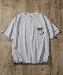 【GERRY/ジェリー】冷感天竺 ナイロンポケット付半袖Tシャツ