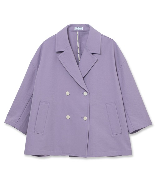 LA MARINE FRANCAISE（マリン フランセーズ）の「Proshell air ダブルジャケット（テーラードジャケット・レディース・ベージュ/パープル/ネイビー・FREE）」の11枚目の写真