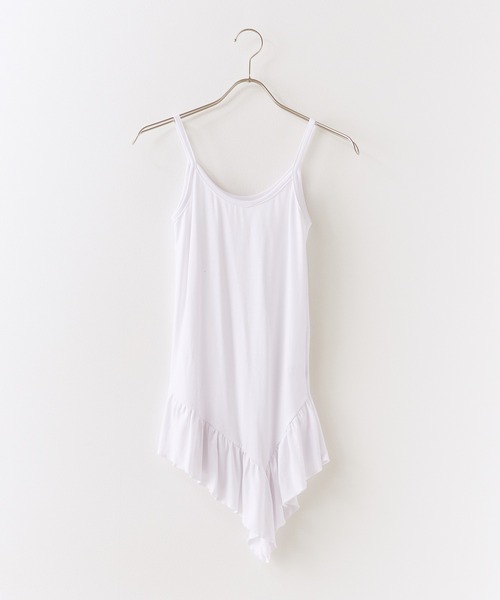 セール】Asymmetrical Frilled Camisole / アシンメトリーフリル