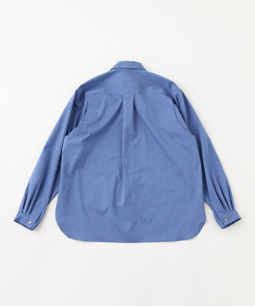 MATSUFUJI（マツフジ）の「MATSUFUJI / マツフジ PINSTRIPE UTILITY SHIRT M251-0301（シャツ/ブラウス・メンズ・ブルー・3）」の2枚目の写真