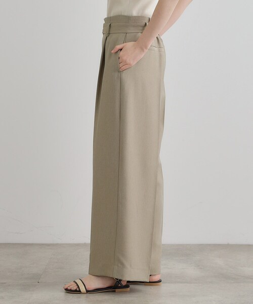 grove（グローブ）の「デニムライクベルト付きワイドパンツ（その他パンツ・レディース・カーキ/ネイビー/ライトグレー・03/02/01/04/05）」の21枚目の写真