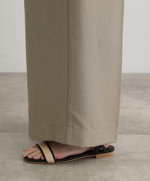 grove（グローブ）の「デニムライクベルト付きワイドパンツ（その他パンツ・レディース・カーキ/ネイビー/ライトグレー・03/02/01/04/05）」の5枚目の写真