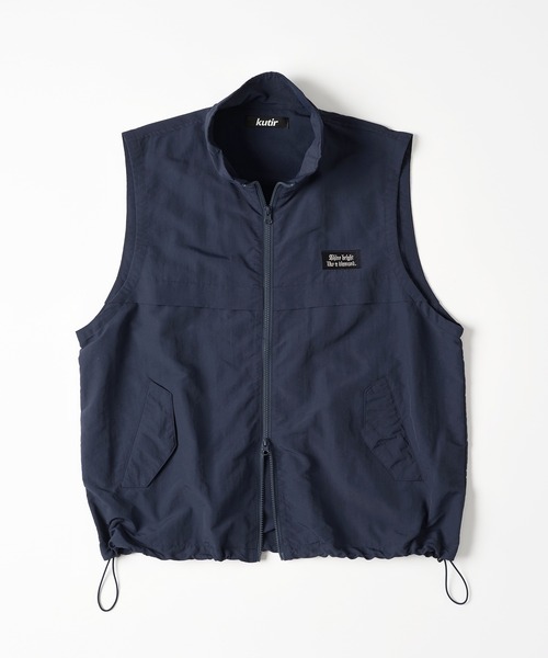 DRAW CORD DOUBLEZIP NYLON BEST/ドローコードダブルジップ