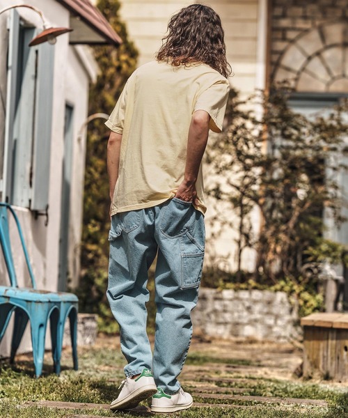 CAMBIO(カンビオ)の「mt9730- ピグメントTシャツ_Jesus(Tシャツ/カットソー・メンズ・アイボリー/ブラック系その他/イエロー系その他・S/M/L/XL)」の9枚目の写真